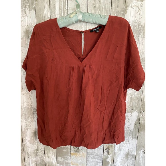 Madewell Tops - Madewell rhyme top copper xs